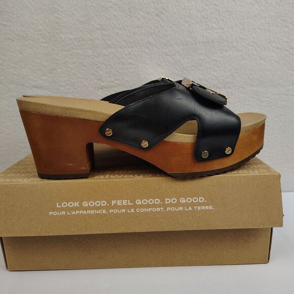 Dr. Scholl's Original Max Too Platform Leather Sandal Womens 9 - Picture 5 of 12